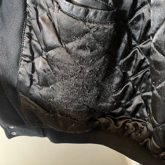 Vintage xxl varsity jacket wool and leather - Picture 6 of 6